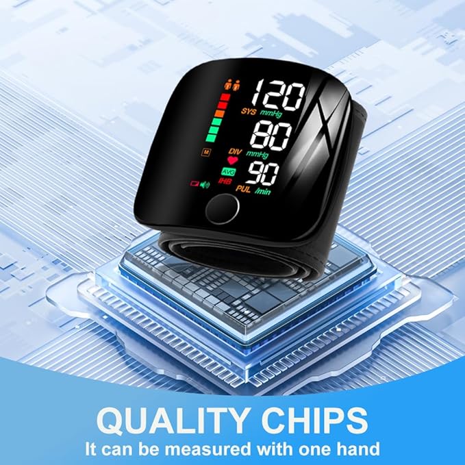 Wrist Electronic Sphygmomanometer الکترونک کلائی بلڈ پریشر مانیٹر