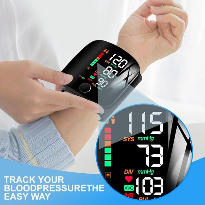 Wrist Electronic Sphygmomanometer الکترونک کلائی بلڈ پریشر مانیٹر
